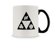 Caneca Mágica Legend Of Zelda Triforce