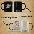 Caneca Mágica One Piece Luffy Wanted