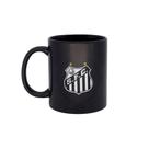 Caneca Mágica Santos Zona Criativa Futebol Torcida Jovem Porcelana Licenciado Xicara 350ml Café Chá Cor:PretoNome do De
