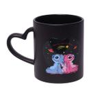 Caneca Magica Stitch e Angel 300 ml Zona Criativa 03728