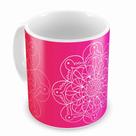Caneca Mandala de Porcelana com Capacidade de 325ml - Modelo 2
