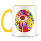 Caneca Mandala Ojito Personalizada de Porcelana