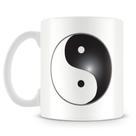 Caneca Mandala Yin Yang Personalizada de Porcelana
