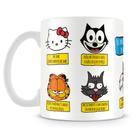 Caneca Mandamentos de um Gato - Porcelana Personalizada