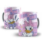 Caneca Margarida Com Café Sem Café Porcelana Personalizada