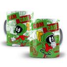 Caneca Marvin Loney Tunes Com Café Sem Café Porcelana