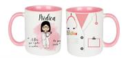 Caneca Medicina Presente Médico Jaleco - 325ml porcelana