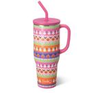 Caneca Mega Swig Life Halloween 1,2 L com alça e canudo
