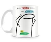 Caneca meme boneco palito flork conto de falhas