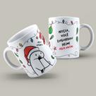 Caneca Meme Flork Bento Cake NATAL Festas De FINAL DE ANO Presente Especial PORCELANA MEGA OFERTA!