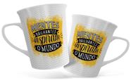 Caneca Mentes Brilhantes em Cerâmica 340ml - Dolce Home