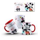 Caneca Mickey e Minnie COM SEU NOME Vermelha Vários Modelos