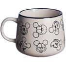 Caneca Mickey Mouse Cerâmica Rosca Com Estampa Baixo Relevo 500ML Oficial Disney - Zona Criativa
