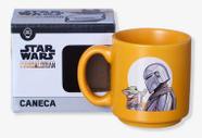 Caneca Mini Tina 100 ML Disney Mandalorian Grogu licenciada Cor:Laranja