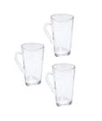 Caneca Minimalista Kit Com 3 Unidades em Vidro
