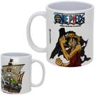 Caneca Monkey D. Luffy Going Merry Porcelana 350ml Oficial One Piece Toei - Zona Criativa