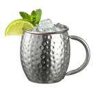 Caneca Moscow Mule Inox Em Martelada Drink Bar 580ml Caneca Moscow Mule Inox Em Martelada Drink Bar 580ml