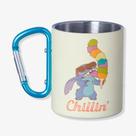 Caneca Mosquetão 300ml Stitch Chillin Z-Criativa - LC