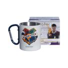 Caneca Mosquetão Inox Harry Potter Hogwarts Brasão Xicara de 300ml Zona Criativa Geek Presente Caneca Mosquetão Inox Harry Potter Hogwarts Brasão Xicara de 300ml Zona Criativa Geek Presente