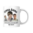 Caneca Motivacional Justin Bieber Tenha Ânimo