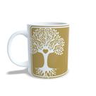 Caneca Mulheres Enraizadas Porcelana 325ml Fé Confiança Versículo Jeremias Viviane Martinello