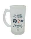 Caneca na Alegria na Tristeza na Cachaça e na Cerveja Casal