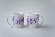 Caneca namaste mandalas roxa