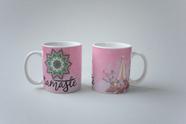 Caneca namaste rosa