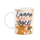 Caneca Namorados - Eu amo muuuito você! 325ml Caneca Namorados - Eu amo muuuito você! 325ml