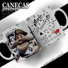 Caneca Namorados Sorte no Jogo e no Amor Também Vasco