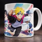 Caneca Naruto Itachi Obito Kakashi Jiraiya Boruto Akatsuki Branco Boruto