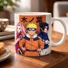 Caneca Naruto Itachi Obito Kakashi Jiraiya Boruto Akatsuki Branco Time 7 Vs Gaara