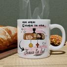 Caneca Nas horas escuras da vida Jesus tá lá' - Música Melhor amigo- Nair Nany