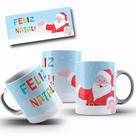 Caneca Natal Feliz Natal Papai Noel Presente Para A Familia