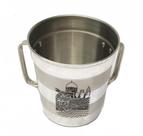 Caneca Netilat Iadaim Kosher - Copo De 2 Alças Jerusalém