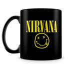 Caneca Nirvana Preta Personalizada de Porcelana