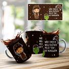 Caneca NODERSTINO Frases Em Cerâmica Branca 325ml Caneca NODERSTINO Frases Em Cerâmica Branca 325ml
