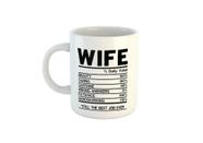 Caneca Nutritional Facts - WIFE C416