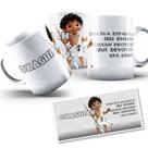 Caneca Oxaguian mirim Coleção Orixás Umbanda Candomblé 325ml
