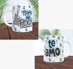 Caneca Pai Rock, personalizada dia dos pais