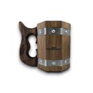 Caneca para Cerveja e Chopp em Madeira Tenda Medieval 800ml