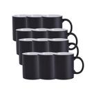 Caneca Para Sublimação Mágica Preto Fosca 325ml (Com 12 unidades) - Metalnox
