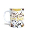 Caneca Páscoa Divertida - Você vale mais que Ouro Branco