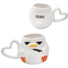 Caneca Pato Psicopato Meme Divertido Criativo Cerâmica 360 ml Caneca Pato Psicopato Meme Divertido Criativo Cerâmica 360 ml