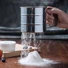 Caneca Peneira E Polvilhador Açúcar Farinha Canela Aço Inox