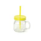 Caneca Pequena Amarelo 200ml com Tampa e Canudo Para Refrigerantes Refrescos e Bebidas Quentes Caneca Pequena Amarelo 200ml com Tampa e Canudo Para Refrigerantes Refrescos e Bebidas Quentes