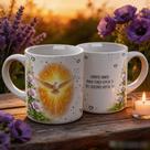 Caneca persolizada santos catolicos espirito santo adulto