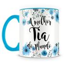 Caneca Personalizada A Melhor Tia do Mundo - Porcelana Alta Resistência