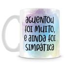 Caneca Personalizada Aguentou Foi Muito - 325ml - Cerâmica Resistente Caneca Personalizada Aguentou Foi Muito - 325ml - Cerâmica Resistente