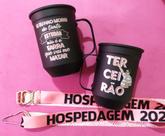 Caneca personalizada alumínio 600ml com tirante Personalizado